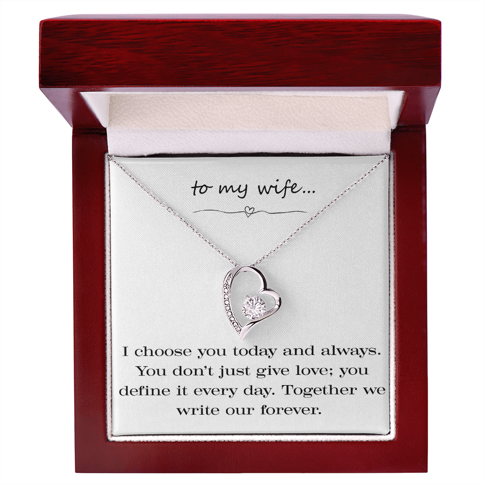 I Choose You Forever Love Necklace