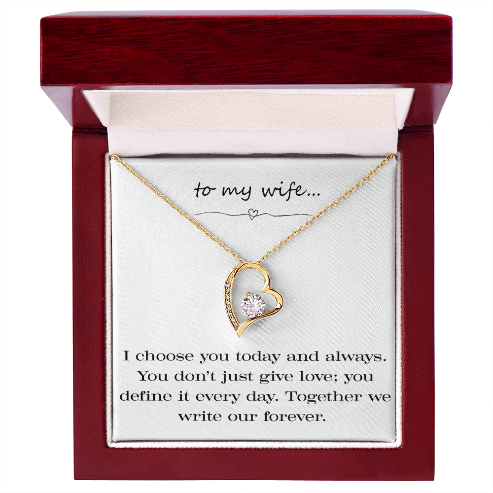 I Choose You Forever Love Necklace