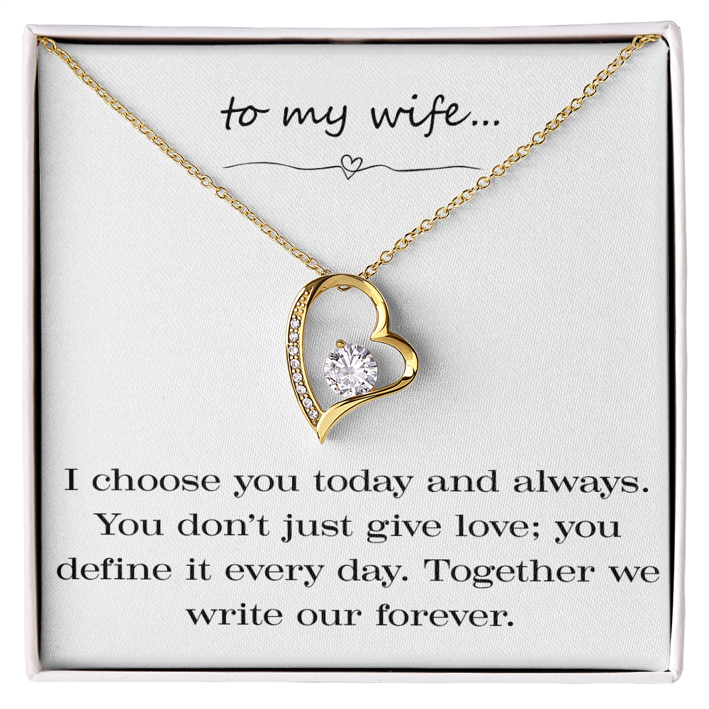 I Choose You Forever Love Necklace