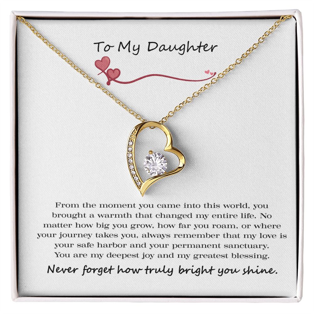 Shine Bright Forever Love Necklace